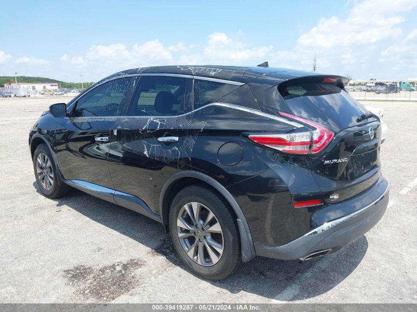 2016 Nissan Murano S/Sl/Sv/Platinum VIN: 5N1AZ2MG0GN137607 Lot: 39419287