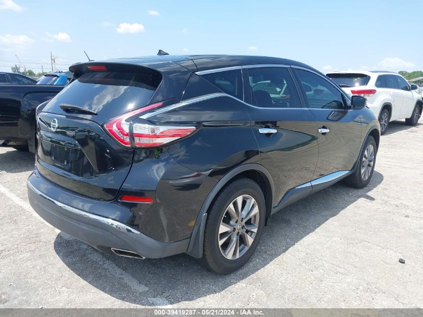 2016 Nissan Murano S/Sl/Sv/Platinum VIN: 5N1AZ2MG0GN137607 Lot: 39419287