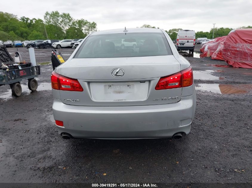 2007 Lexus Is 250 VIN: JTHCK262875011691 Lot: 39419291