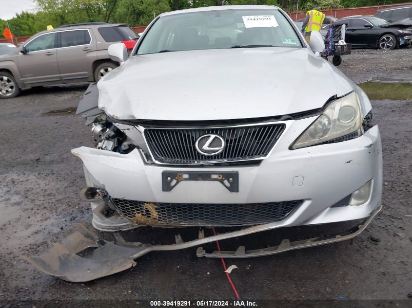 2007 Lexus Is 250 VIN: JTHCK262875011691 Lot: 39419291