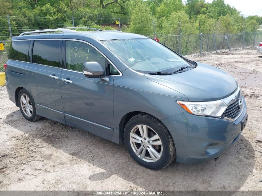 2012 Nissan Quest Sl VIN: JN8AE2KP1C9051748 Lot: 39419294