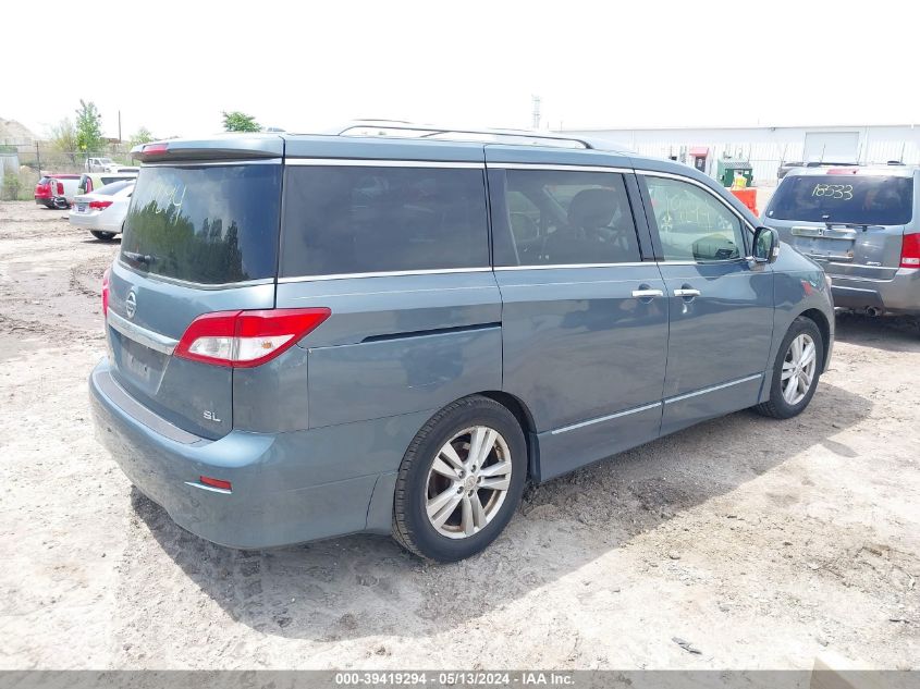 2012 Nissan Quest Sl VIN: JN8AE2KP1C9051748 Lot: 39419294