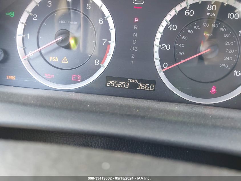 2010 Honda Accord 2.4 Ex-L VIN: 1HGCP2F81AA185772 Lot: 39419302