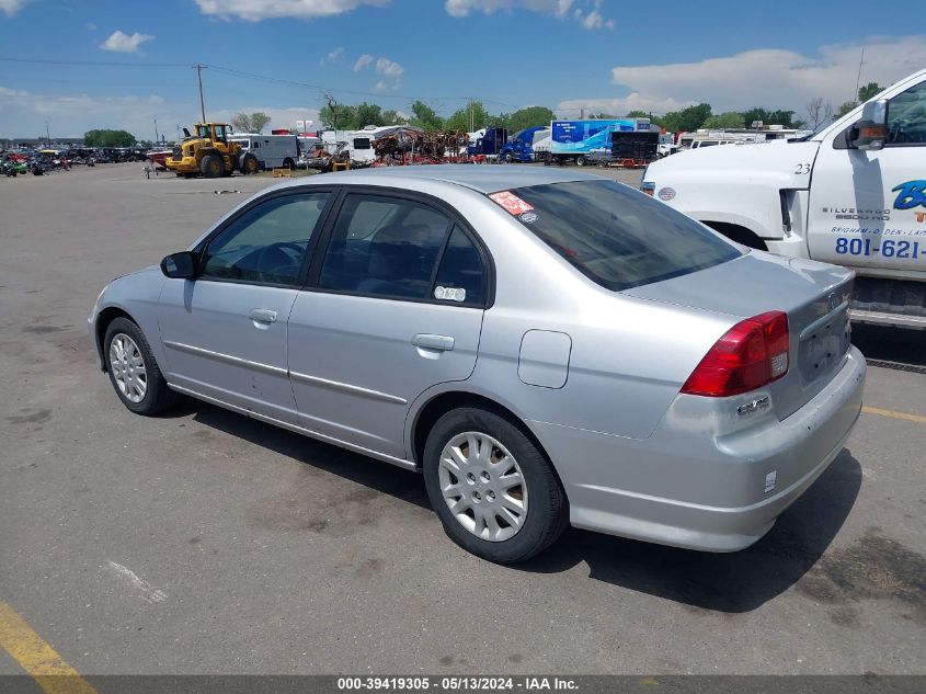 2005 Honda Civic Lx VIN: 1HGES16545L030733 Lot: 39419305