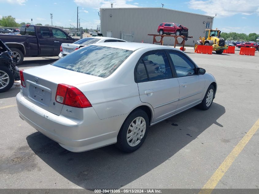 2005 Honda Civic Lx VIN: 1HGES16545L030733 Lot: 39419305