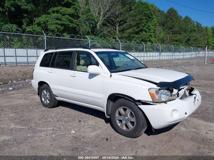 2005 Toyota Highlander Limited VIN: JTEEP21A350091854 Lot: 39419307