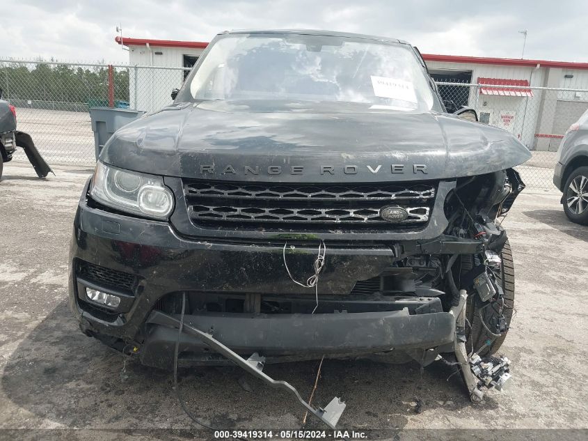 2016 Land Rover Range Rover Sport 3.0L V6 Supercharged Se VIN: SALWG2PF3GA121159 Lot: 39419314