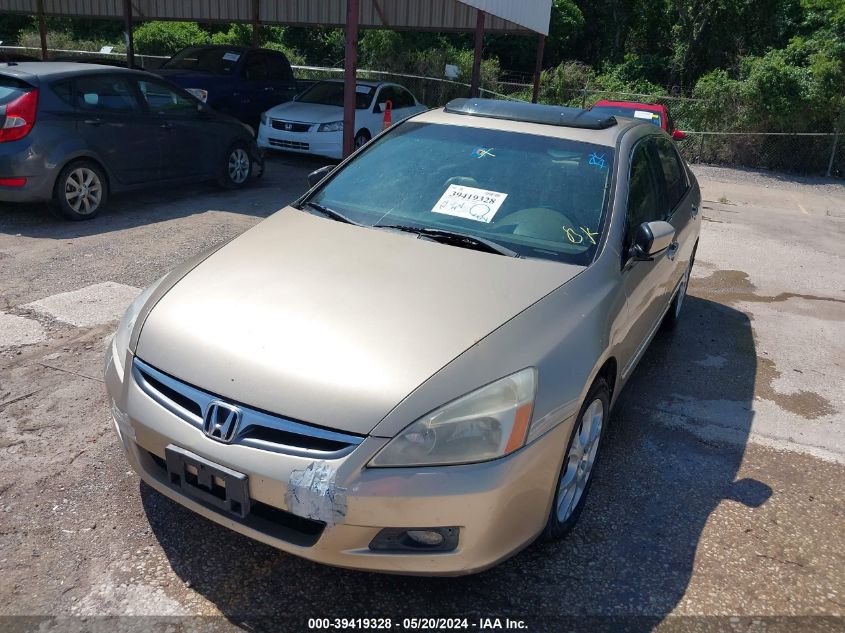 2006 Honda Accord 3.0 Ex VIN: 1HGCM66816A013944 Lot: 39419328