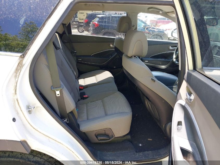 2016 Hyundai Santa Fe Se VIN: KM8SM4HF8GU140809 Lot: 39419335