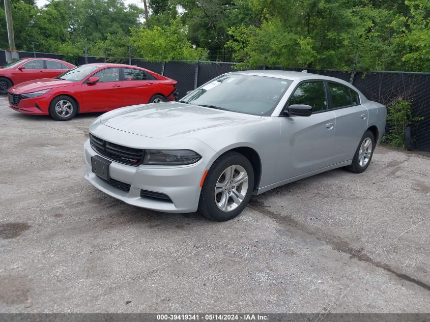 2023 Dodge Charger Sxt VIN: 2C3CDXBG6PH564332 Lot: 39419341