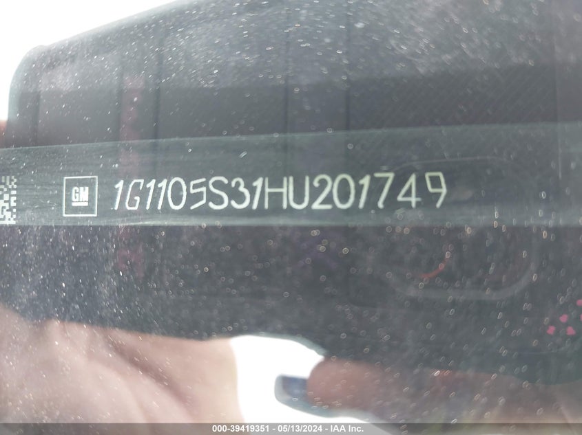 2017 CHEVROLET IMPALA 1LT - 1G1105S31HU201749