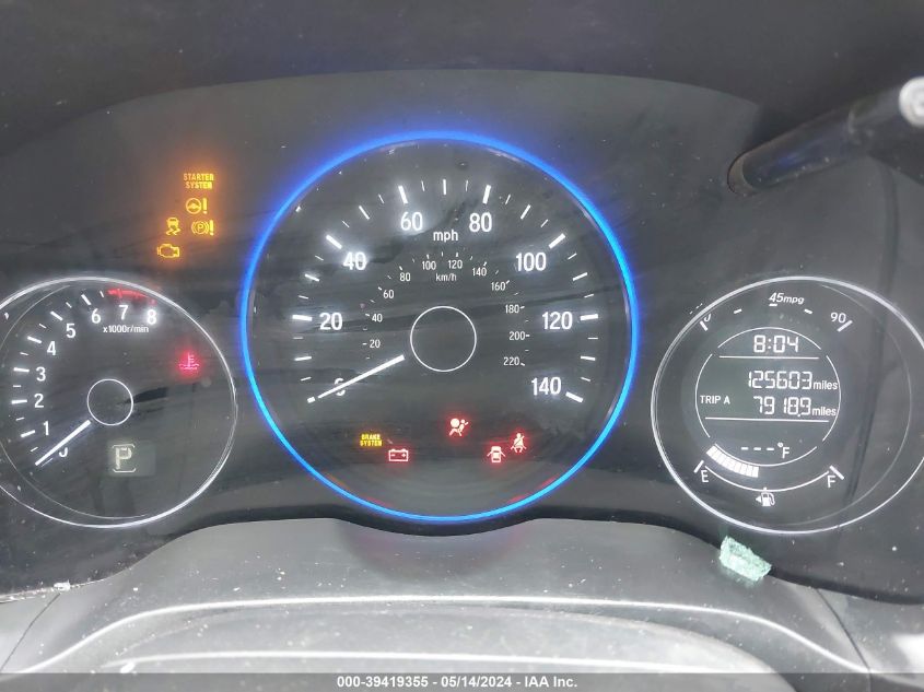 2017 Honda Hr-V Ex VIN: 3CZRU5H52HM706236 Lot: 39419355