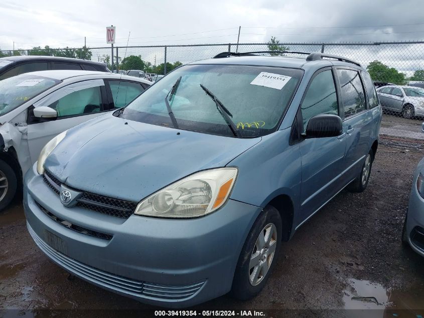 2005 Toyota Sienna Le VIN: 5TDZA23C25S345900 Lot: 39419354