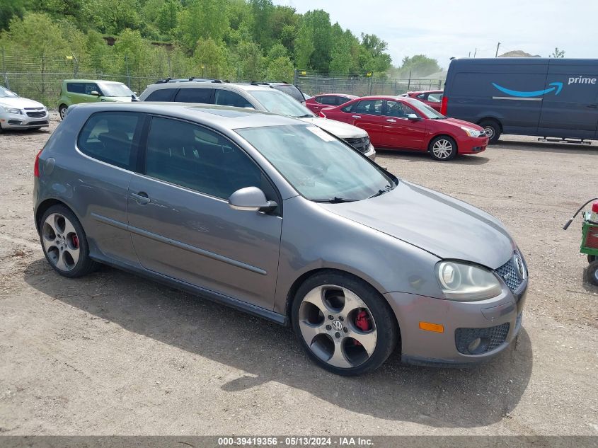 2008 Volkswagen Gti 2-Door VIN: WVWFV71K18W296305 Lot: 39419356