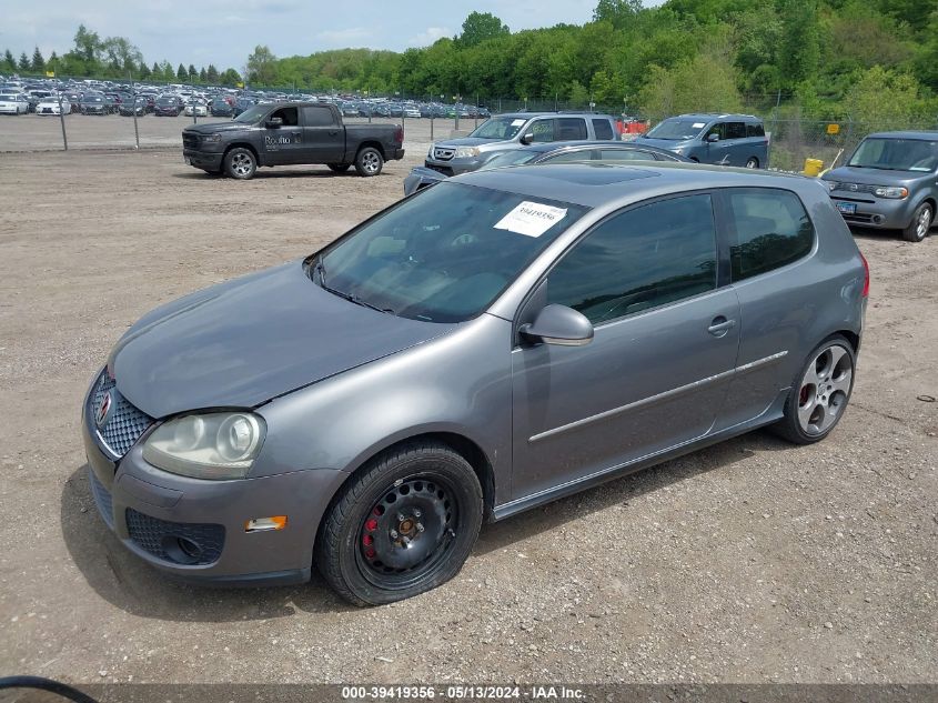 2008 Volkswagen Gti 2-Door VIN: WVWFV71K18W296305 Lot: 39419356