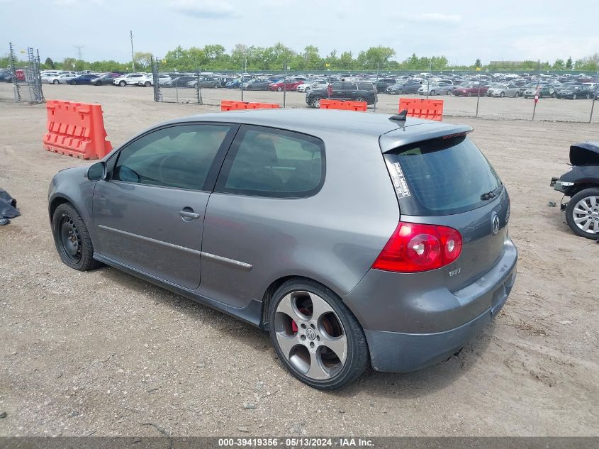 2008 Volkswagen Gti 2-Door VIN: WVWFV71K18W296305 Lot: 39419356