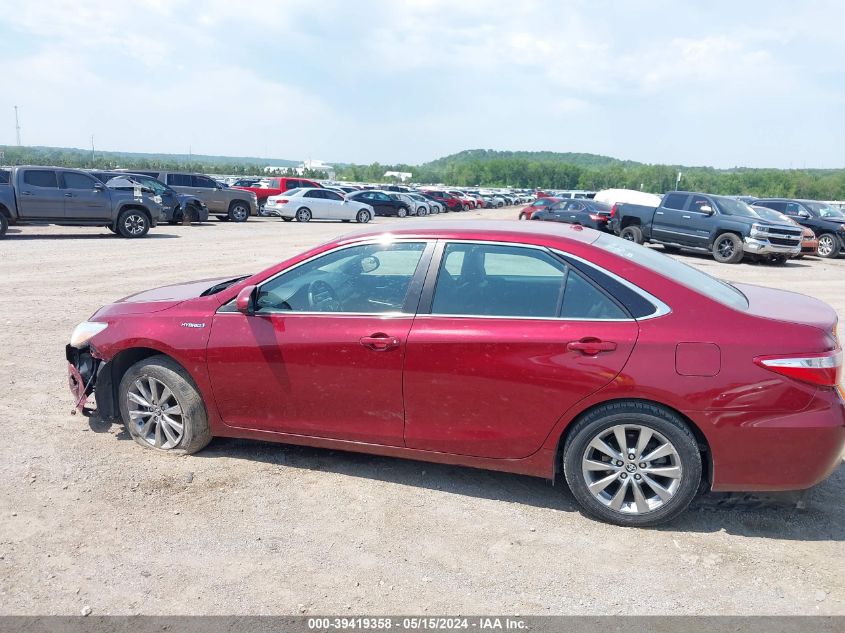 2016 Toyota Camry Hybrid Xle VIN: 4T1BD1FK6GU179378 Lot: 39419358