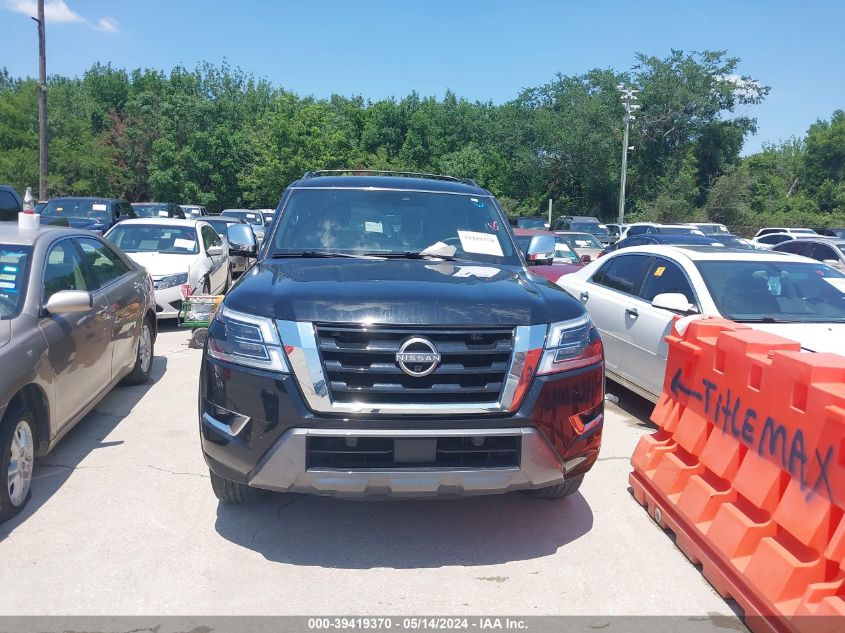 2022 Nissan Armada Platinum VIN: JN8AY2DA9N9390373 Lot: 39419370