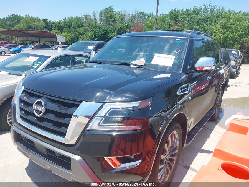 2022 Nissan Armada Platinum VIN: JN8AY2DA9N9390373 Lot: 39419370