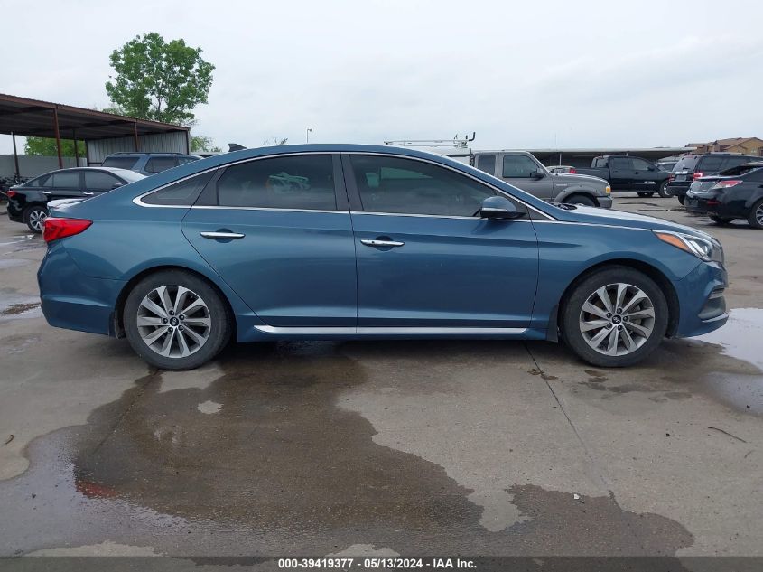 2015 Hyundai Sonata Sport VIN: 5NPE34AF4FH119575 Lot: 39419377