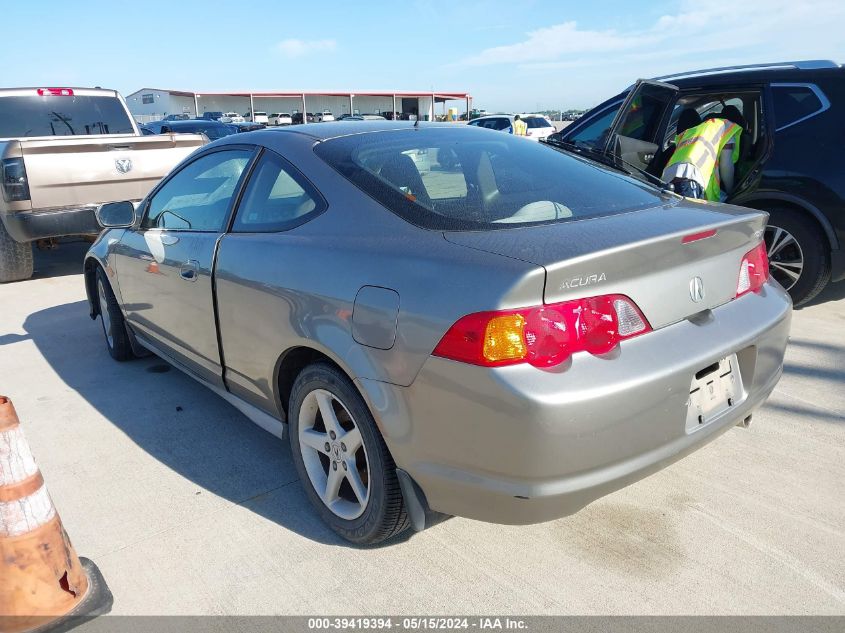 2003 Acura Rsx VIN: JH4DC54813S002840 Lot: 39419394