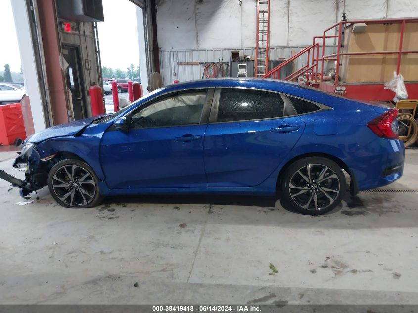 2020 Honda Civic Sport VIN: 2HGFC2F80LH538760 Lot: 39419418