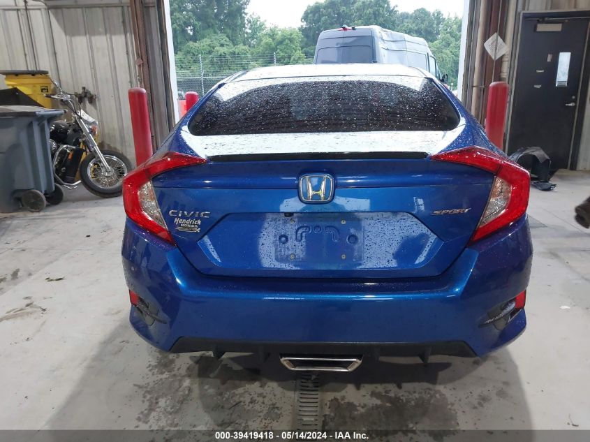 2020 Honda Civic Sport VIN: 2HGFC2F80LH538760 Lot: 39419418