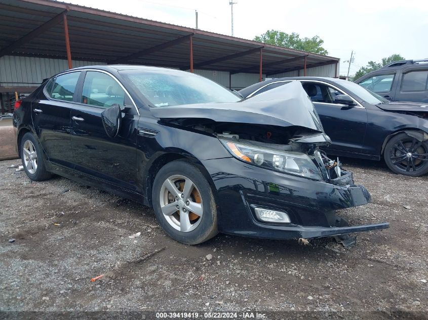 2014 Kia Optima Lx VIN: 5XXGM4A75EG301293 Lot: 39419419