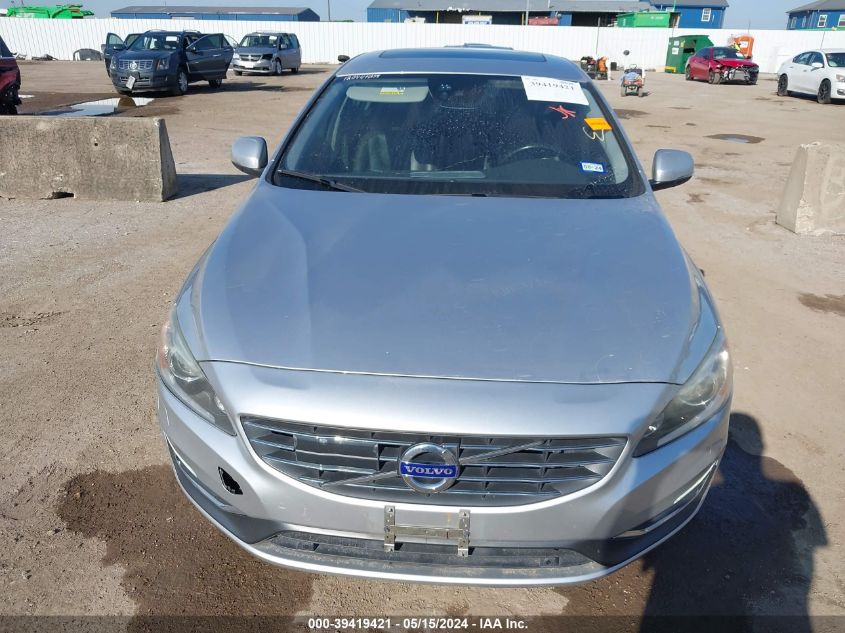 2015 Volvo S60 T5 Platinum VIN: YV140MFM5F1351728 Lot: 39419421