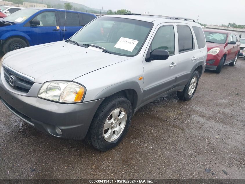 2001 Mazda Tribute Es V6/Lx V6 VIN: 4F2CU08141KM38332 Lot: 39419431