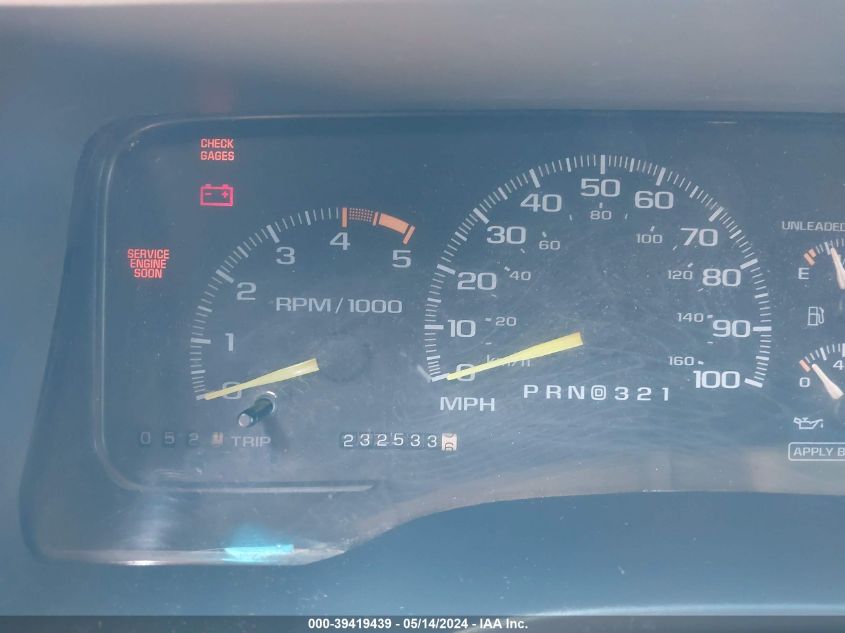 1995 Chevrolet Suburban C1500 VIN: 1GNEC16K1SJ442138 Lot: 39419439