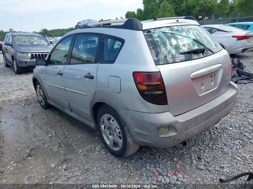 2005 Pontiac Vibe VIN: 5Y2SL638X5Z456255 Lot: 39419450