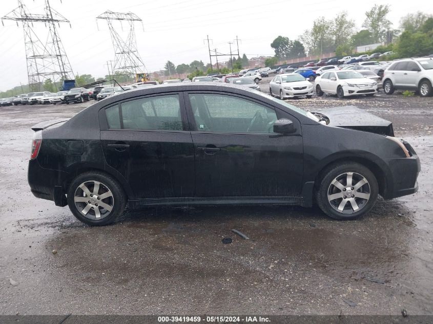 2012 Nissan Sentra 2.0 Sr VIN: 3N1AB6AP7CL644926 Lot: 39419459