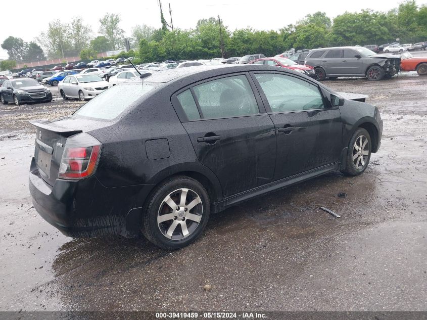 2012 Nissan Sentra 2.0 Sr VIN: 3N1AB6AP7CL644926 Lot: 39419459