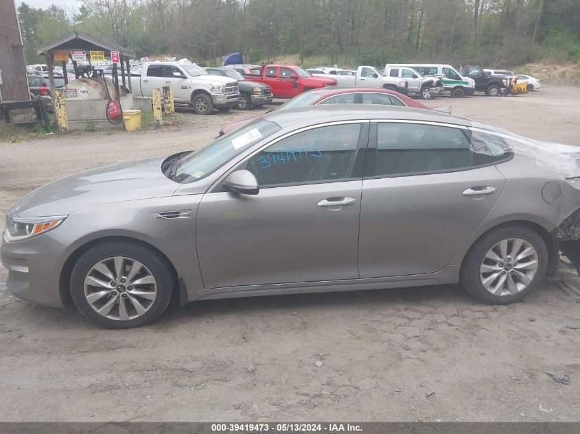 2016 Kia Optima Ex VIN: 5XXGU4L37GG083693 Lot: 39419473