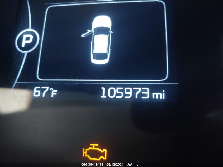 2016 Kia Optima Ex VIN: 5XXGU4L37GG083693 Lot: 39419473