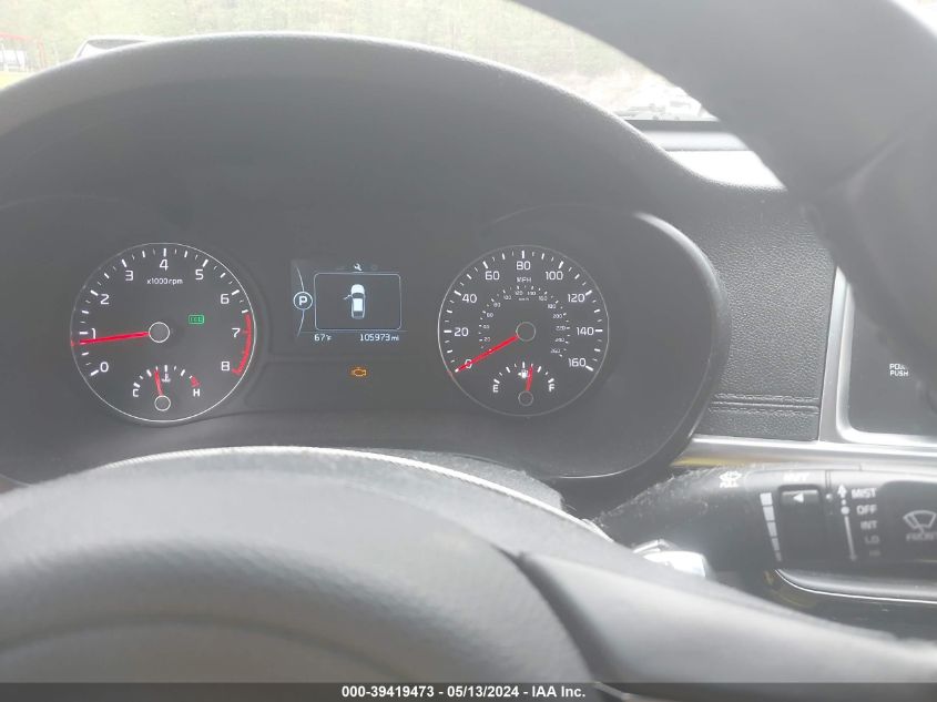 2016 Kia Optima Ex VIN: 5XXGU4L37GG083693 Lot: 39419473