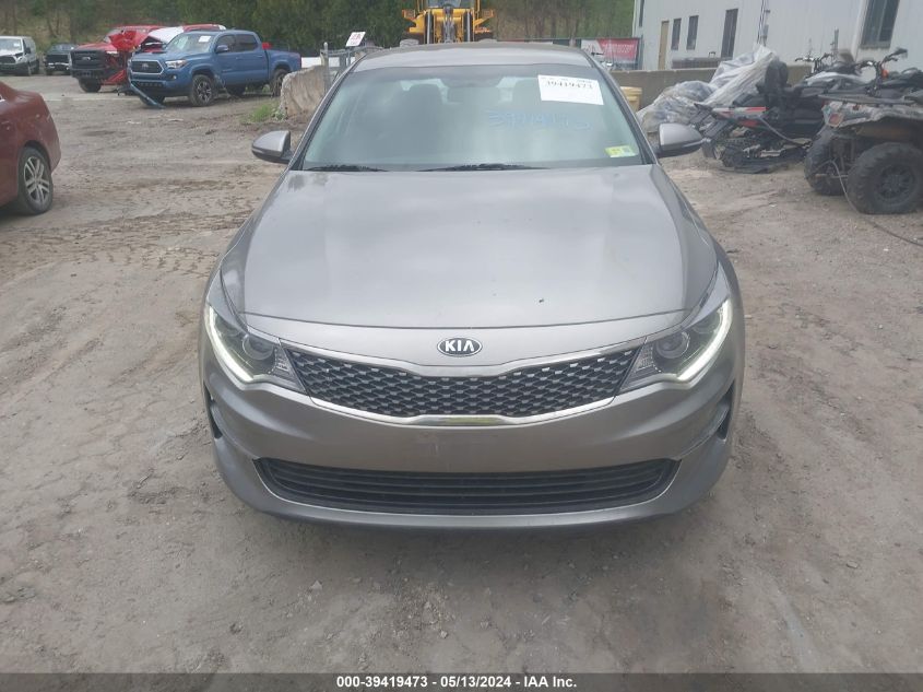2016 Kia Optima Ex VIN: 5XXGU4L37GG083693 Lot: 39419473