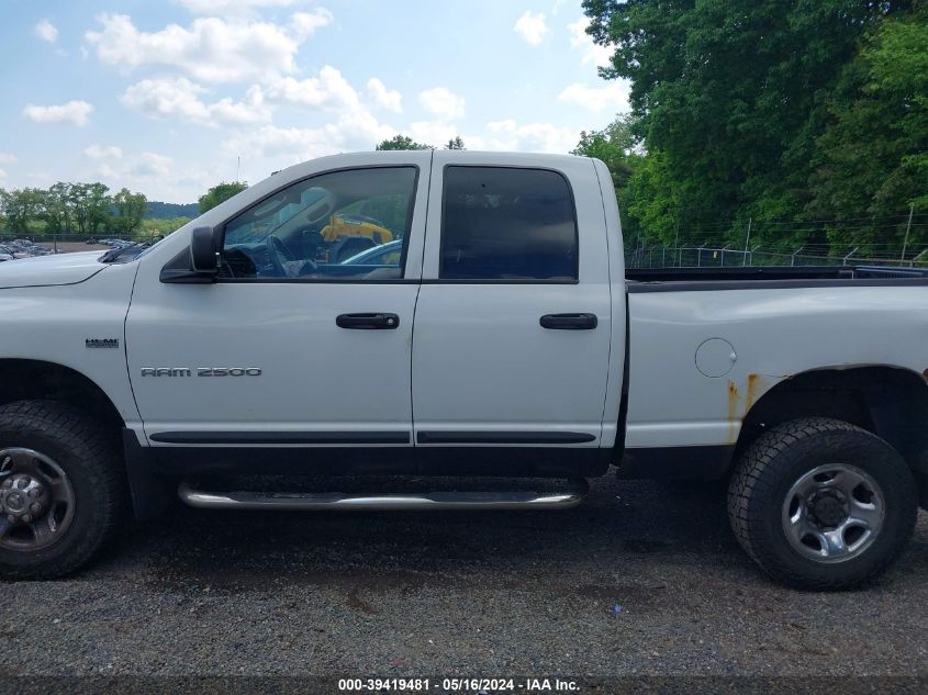 2006 Dodge Ram 2500 Slt/Trx4 Off Road/Sport/Power Wagon VIN: 3D7KS28DX6G272846 Lot: 39419481