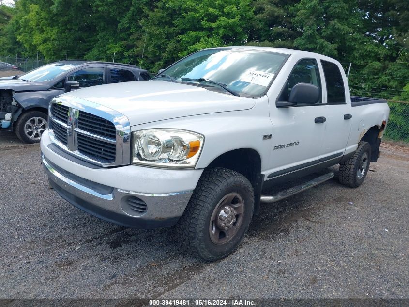 2006 Dodge Ram 2500 Slt/Trx4 Off Road/Sport/Power Wagon VIN: 3D7KS28DX6G272846 Lot: 39419481