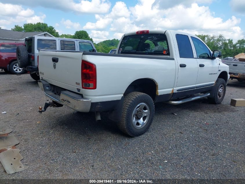 2006 Dodge Ram 2500 Slt/Trx4 Off Road/Sport/Power Wagon VIN: 3D7KS28DX6G272846 Lot: 39419481