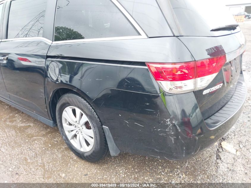 2014 Honda Odyssey Ex-L VIN: 5FNRL5H60EB047624 Lot: 39419489