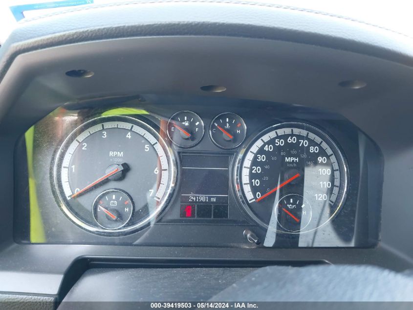 2009 Dodge Ram 1500 Slt/Sport/Trx VIN: 1D3HB18T79S777656 Lot: 39419503