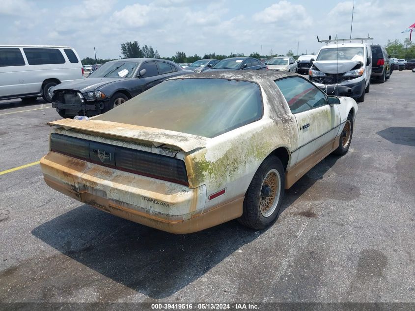 1985 Pontiac Firebird Trans Am VIN: 1G2FW87H4FN211902 Lot: 39419516