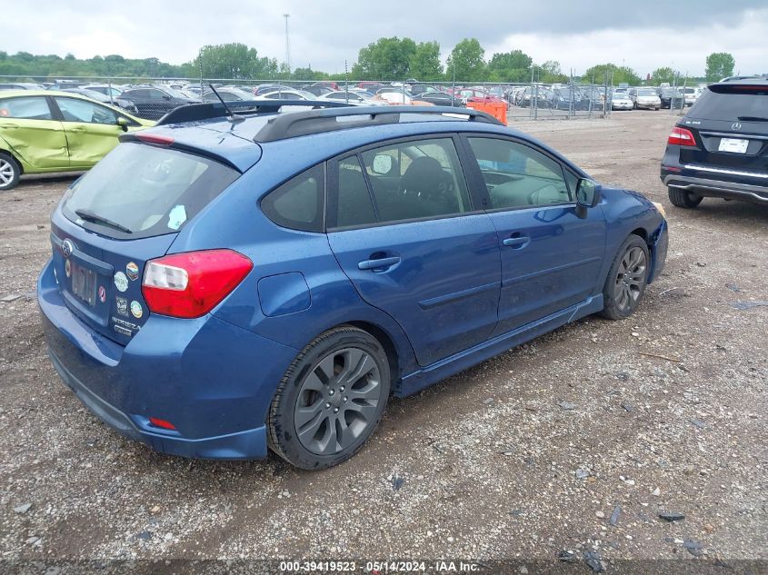 2012 Subaru Impreza 2.0I Sport Premium VIN: JF1GPAL6XCH246498 Lot: 39419523