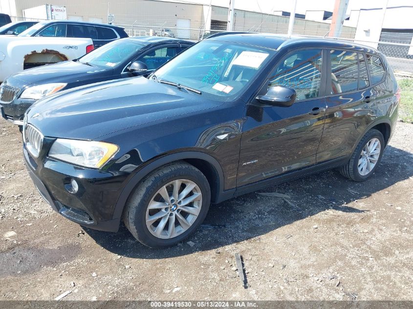 2013 BMW X3 xDrive28I VIN: 5UXWX9C58D0A27083 Lot: 39419530