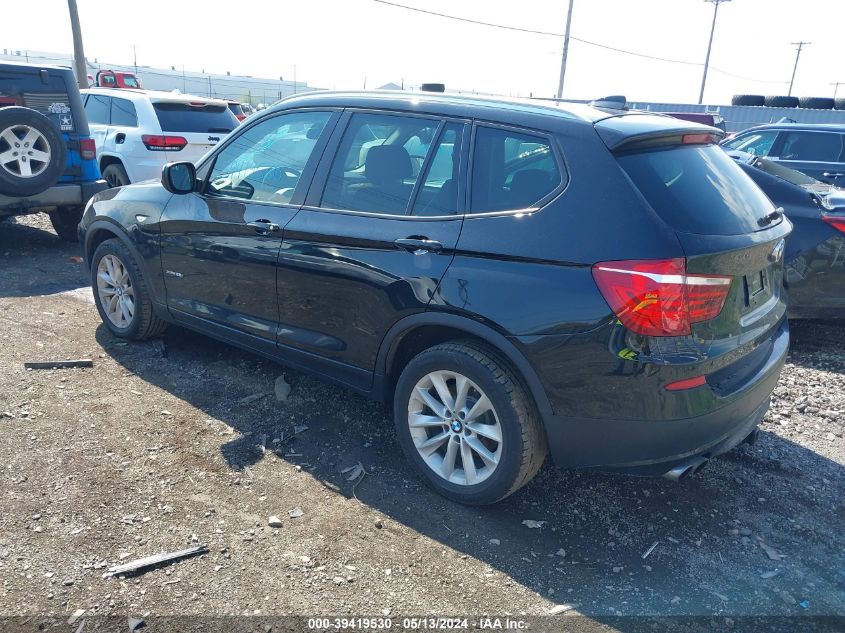 2013 BMW X3 xDrive28I VIN: 5UXWX9C58D0A27083 Lot: 39419530