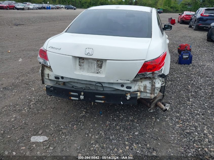 2010 Honda Accord 2.4 Ex-L VIN: 1HGCP2F82AA060604 Lot: 39419542