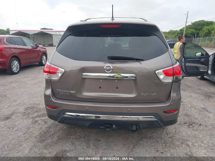 2013 Nissan Pathfinder Platinum VIN: 5N1AR2MN5DC629636 Lot: 39419555