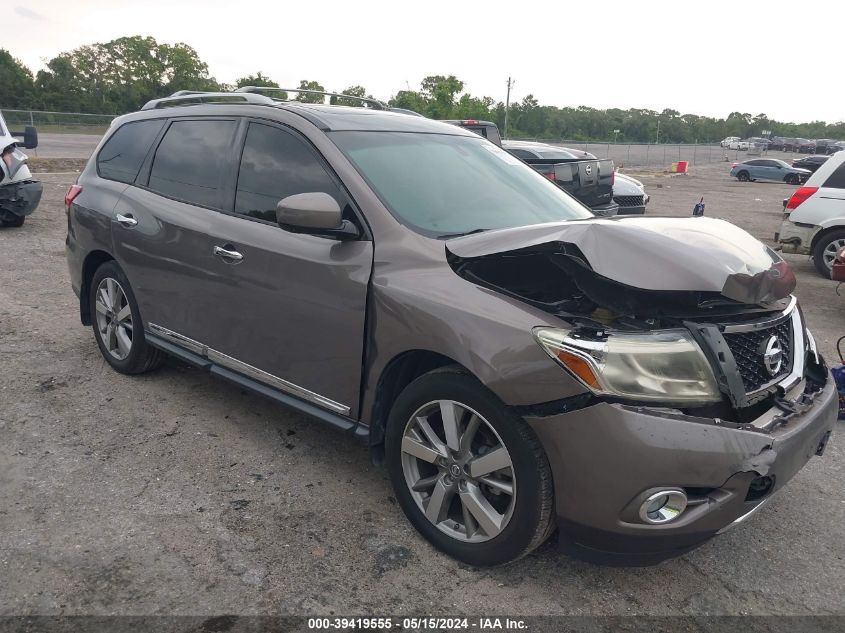 2013 Nissan Pathfinder Platinum VIN: 5N1AR2MN5DC629636 Lot: 39419555